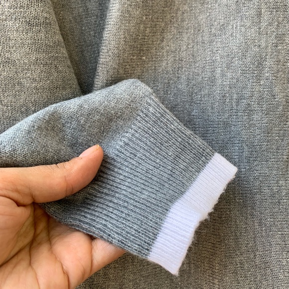 French Connection two tone color block long sleeve sweater - Picture 5 of 10